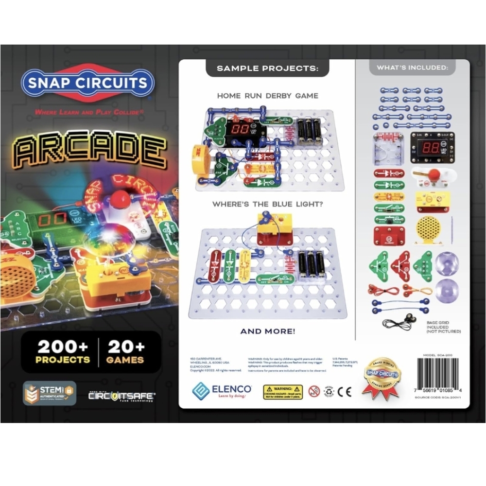 NIB Snap Circuits “Arcade”, Electronics Exploration Kit, Stem Activities